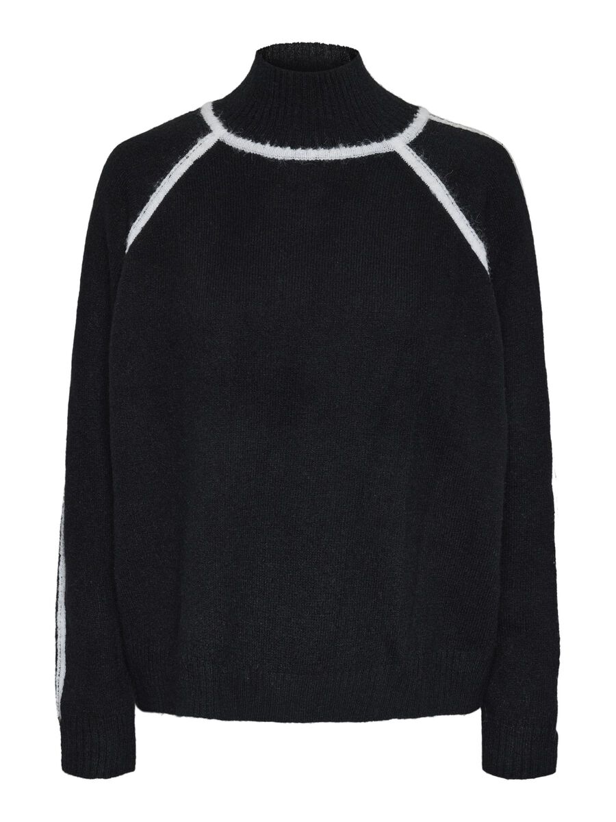 Pieces PCLOLA HIGH-NECK JUMPER, Black, highres - 17154356_Black_1151440_001.jpg
