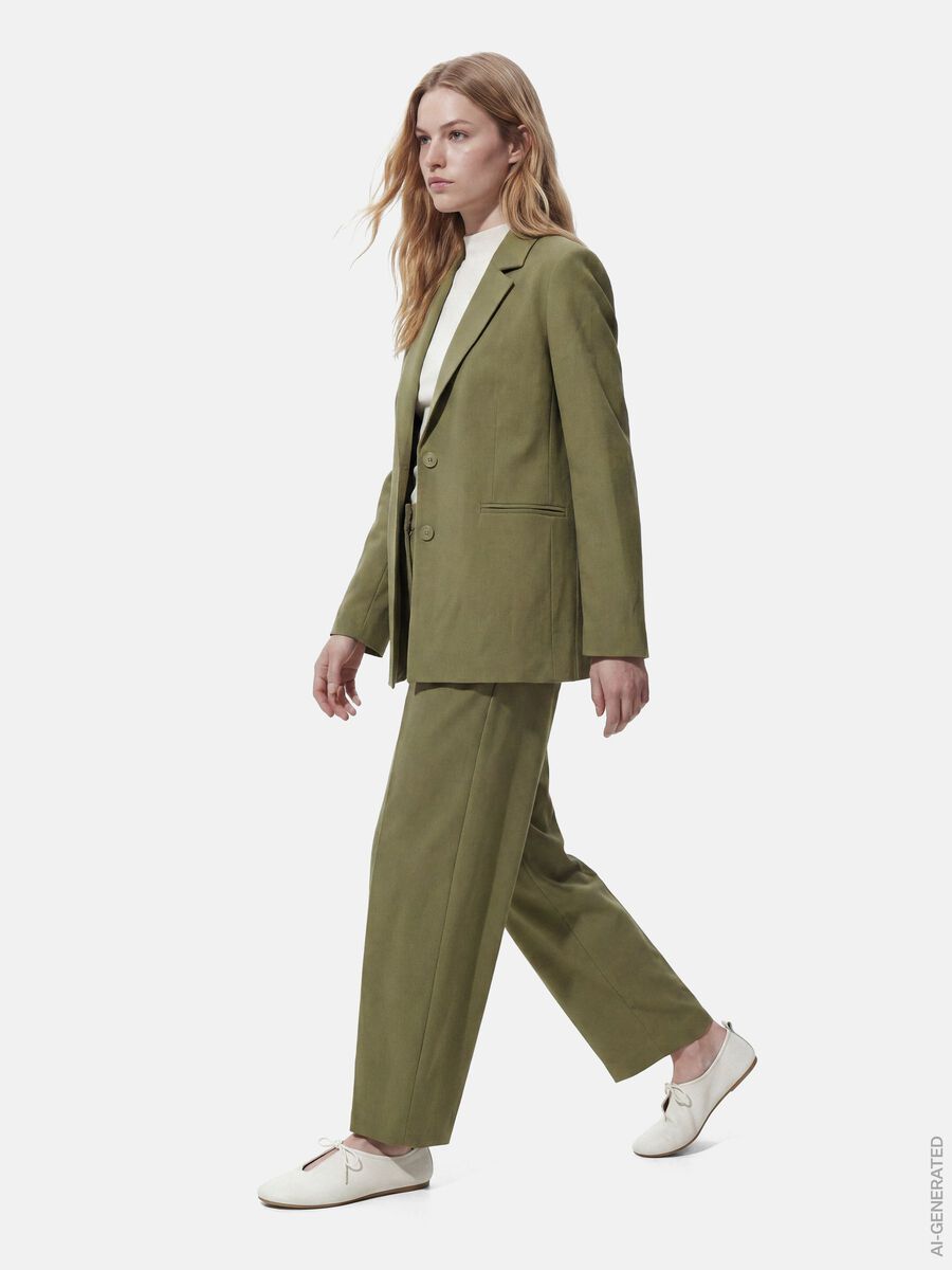 Carousel image 6 PCBOSELLA LOOSE BLAZER, Sphagnum