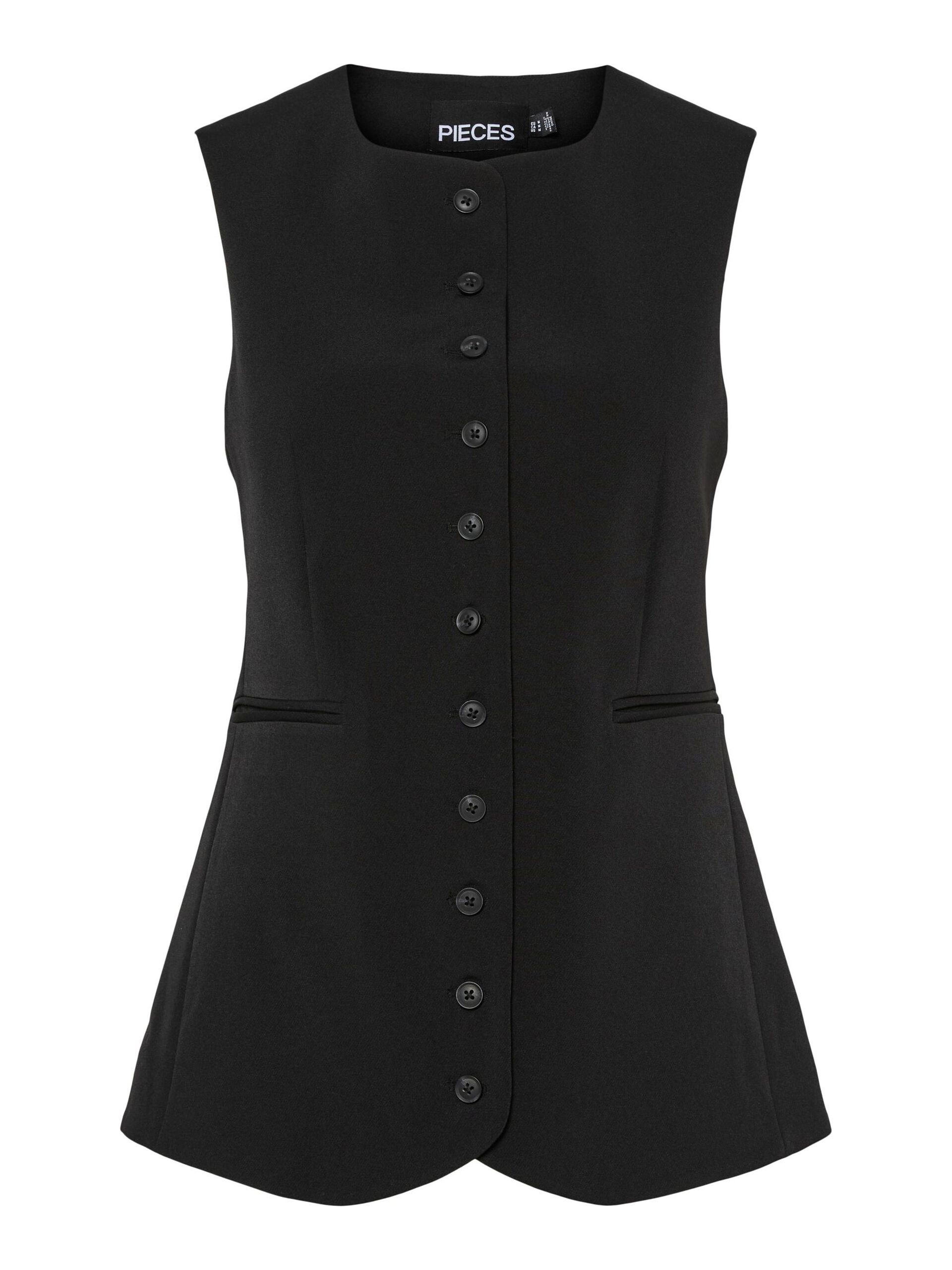 Carousel image - PCTEMPRE LONG VEST, Black | 5