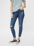 Pieces PCMIDFIVE SLIM FIT JEANS, Medium Blue Denim, highres - 17111846_MediumBlueDenim_003.jpg