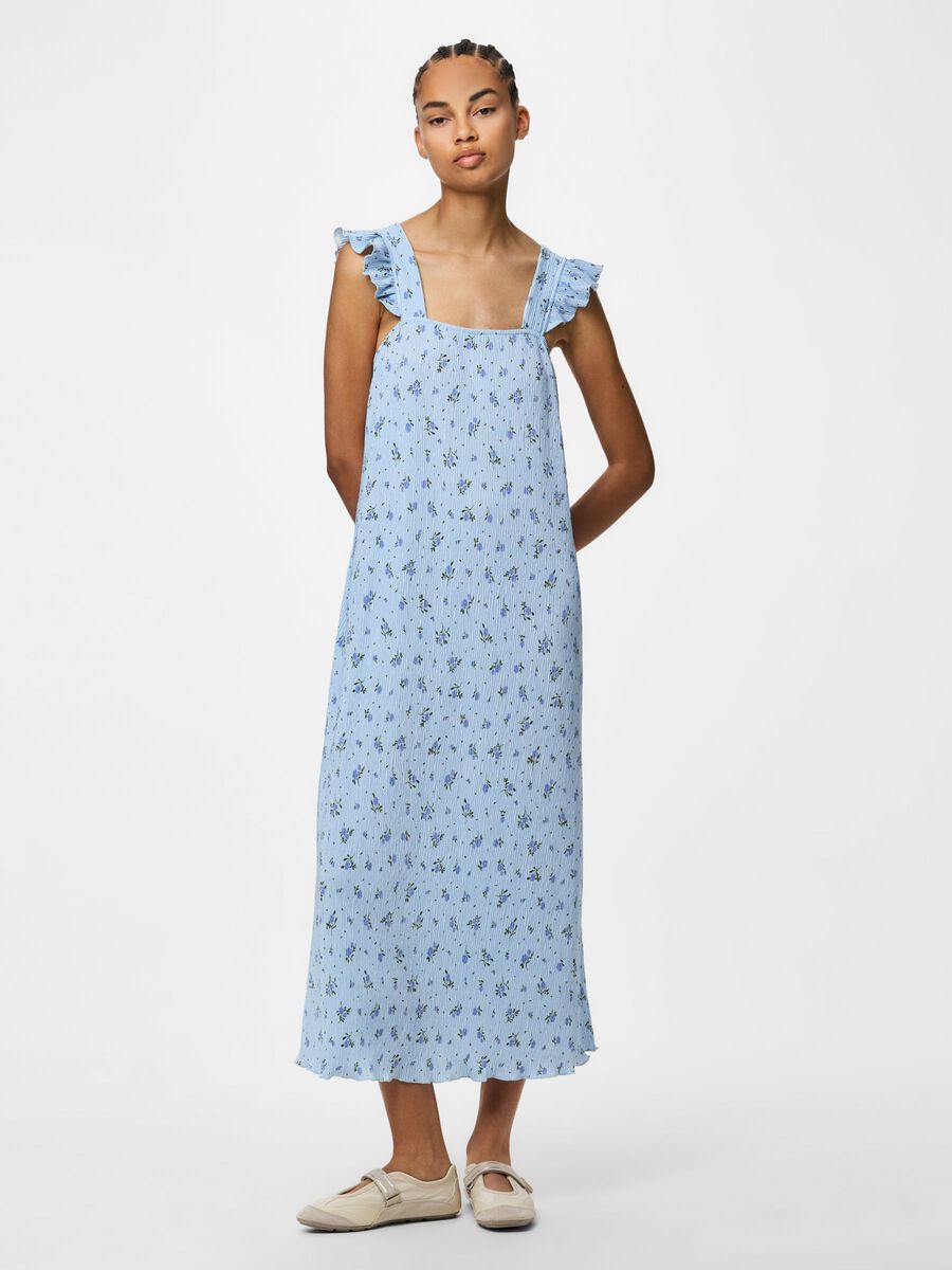 Product carousel image - VESTIDO MIDI, Cashmere Blue | 1