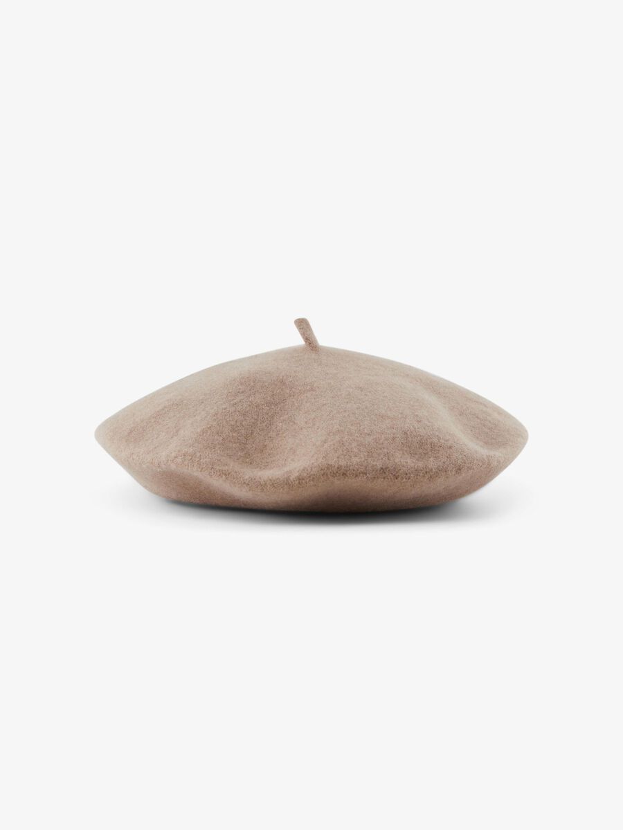 Pieces PCNAGE BERET, Warm Taupe, highres - 17113430_WarmTaupe_001.jpg