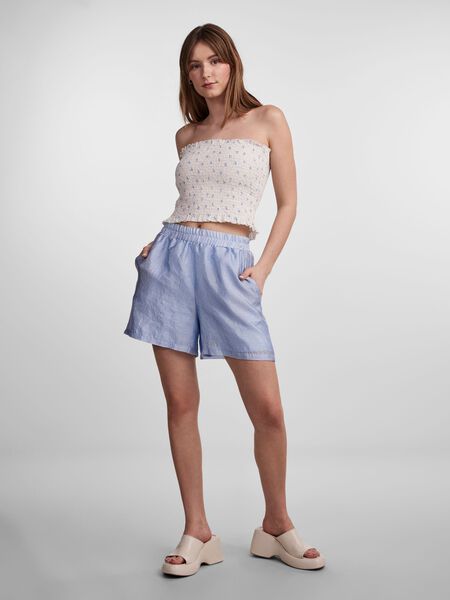 Pieces PCJOY HØJTALJEDE SHORTS, Airy Blue, highres - 17145403_AiryBlue_005.jpg