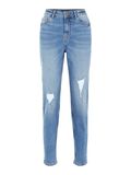 Pieces JEANSY MOM FIT, Medium Blue Denim, highres - 17102086_MediumBlueDenim_001.jpg