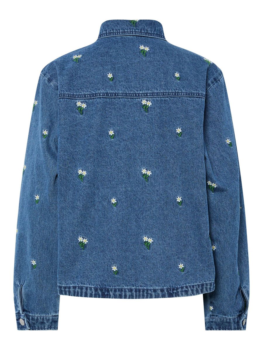 Pieces PCFREIA JEANSJACKE, Medium Blue Denim, highres - 17161258_MediumBlueDenim_1222185_002.jpg