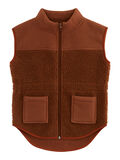 Pieces PELUCHE GILET SANS MANCHES, Brown Patina, highres - 17120110_BrownPatina_001.jpg