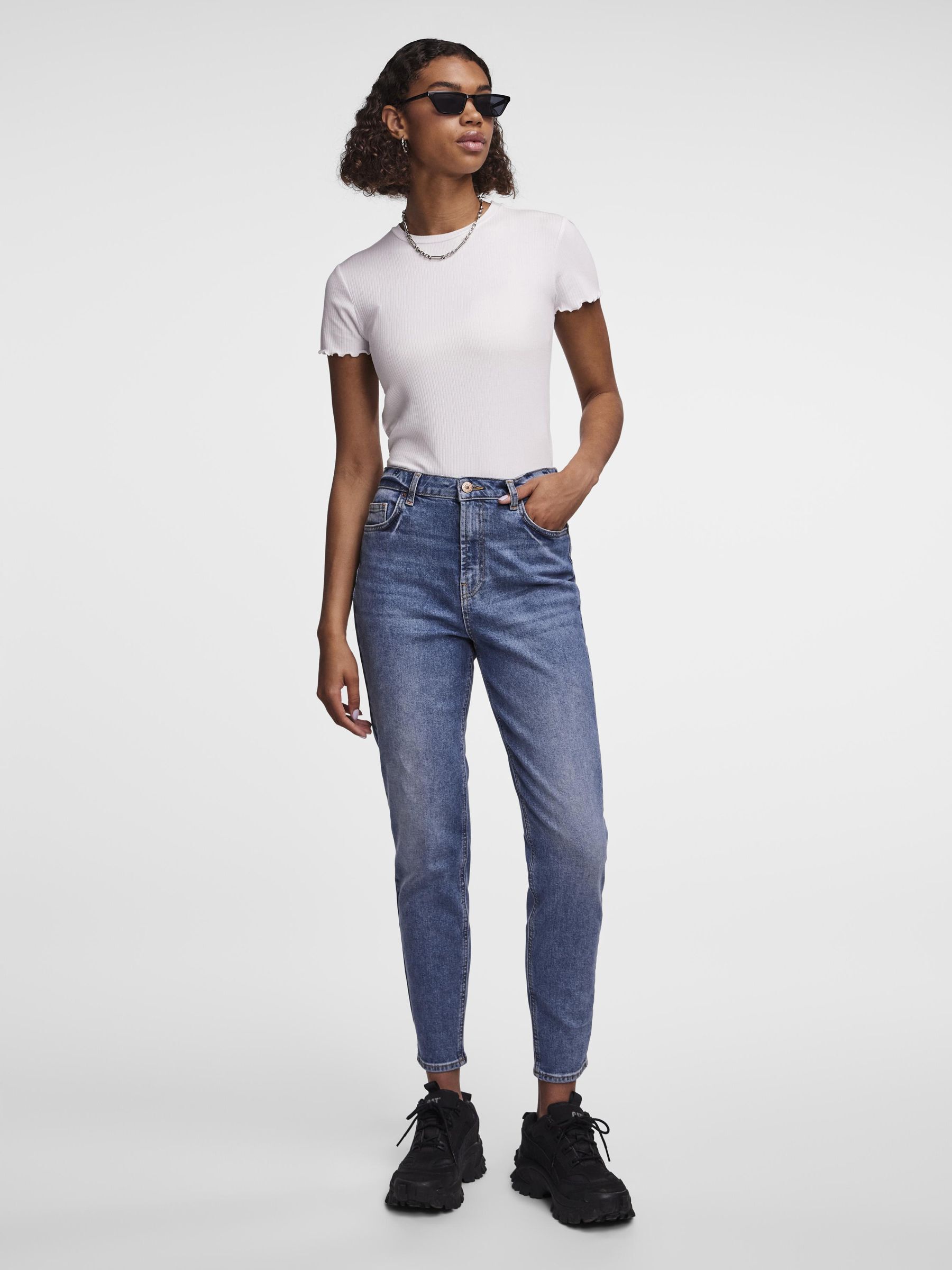 Mom Fit Jeans Women s PIECES UK