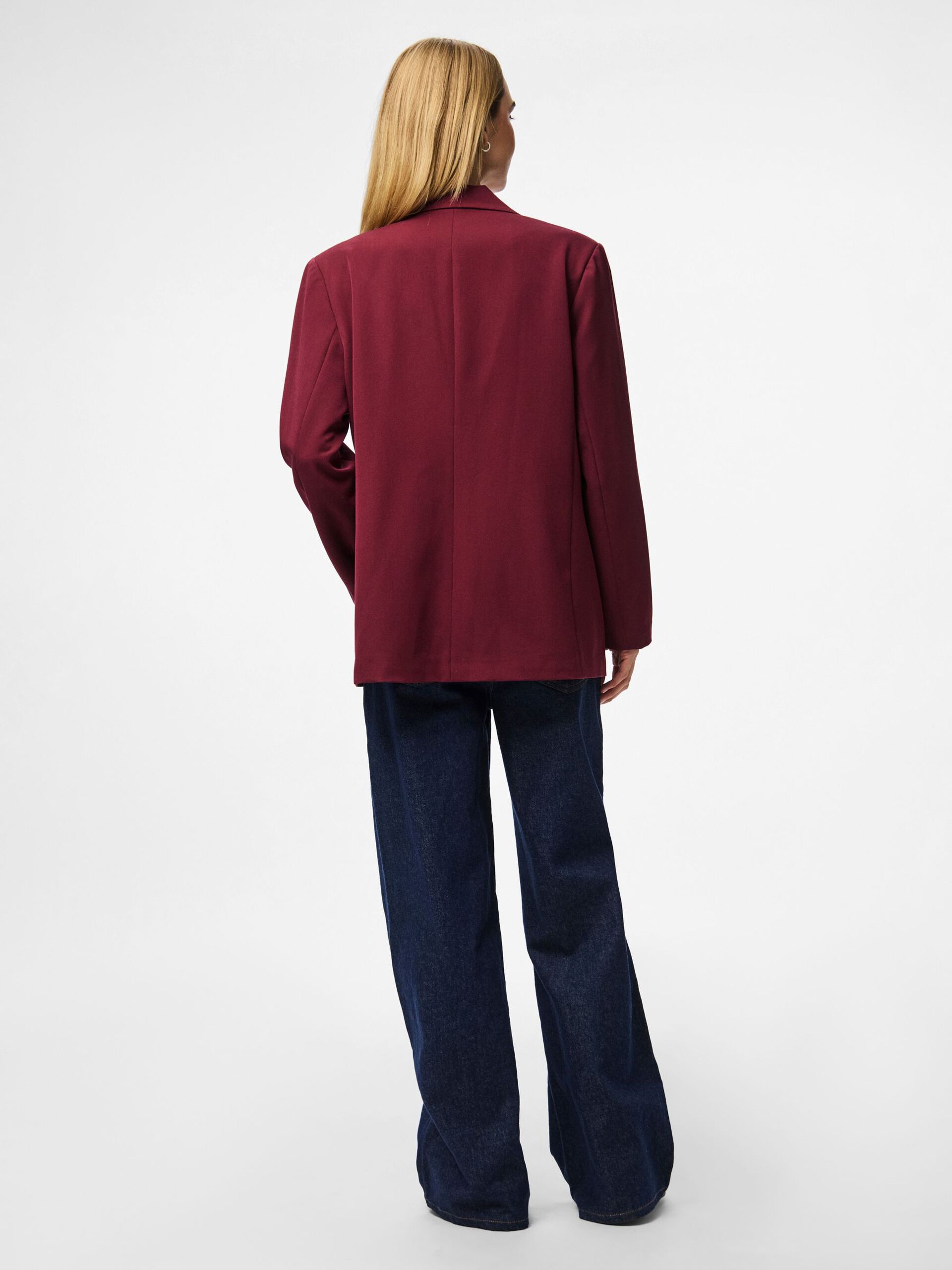 Carousel image - PCKAMIL OVERSIZED BLAZER, Tawny Port | 4
