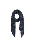 Pieces IMPRIMÉ LÉOPARD FOULARD LONG, Blue Opal, highres - 17094360_BlueOpal_001.jpg