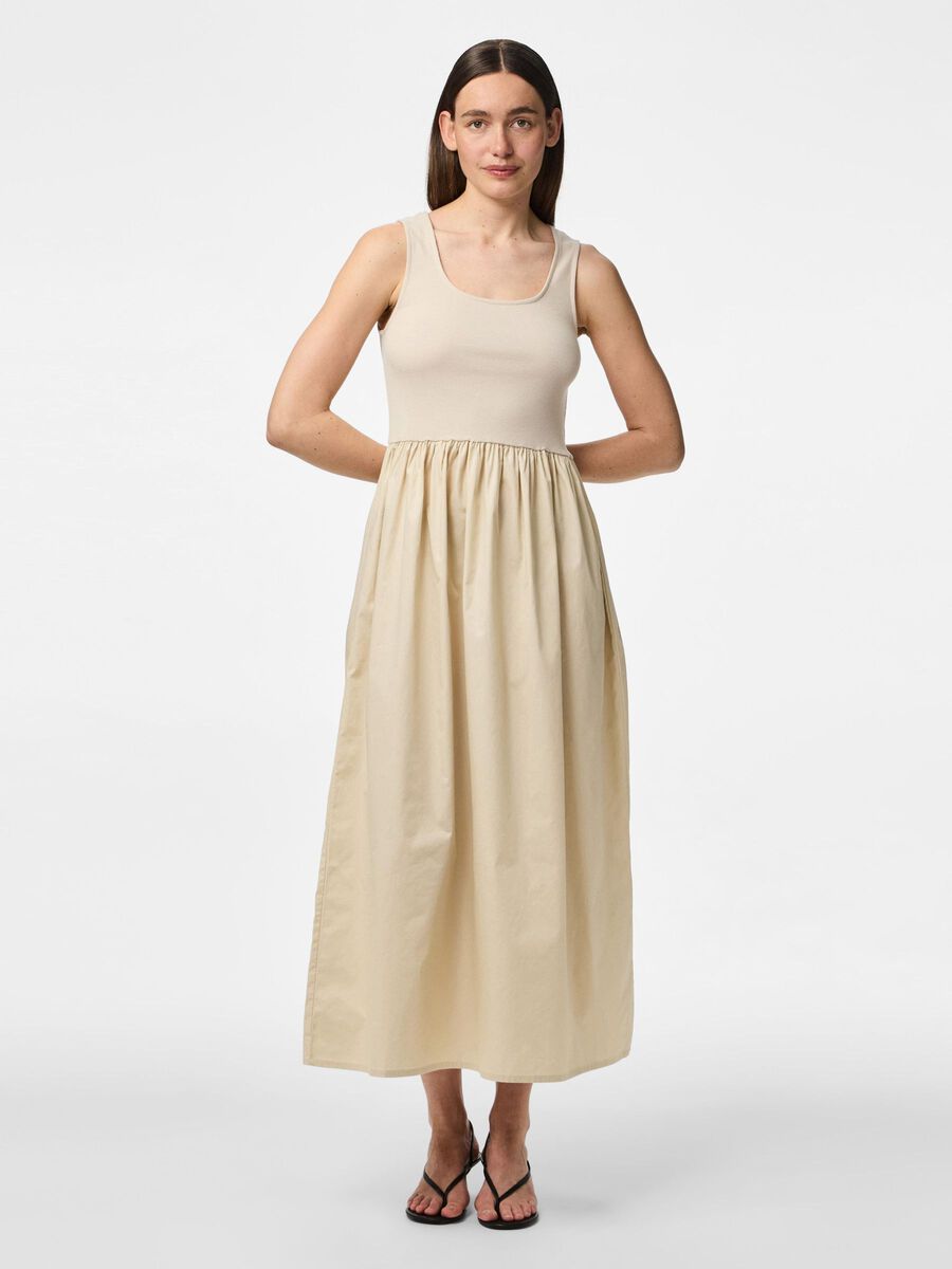 Pieces PCDULLA  MIDI DRESS, Silver Gray, highres - 17161267_SilverGray_003.jpg