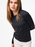 Product image thumbnail - PCFYLLA NYLON LONG SLEEVED TOP, Black | 4