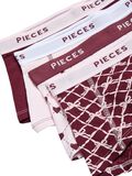 Product image thumbnail - PCLOGO 4-PACK BOXER SHORTS, Tawny Port | 3