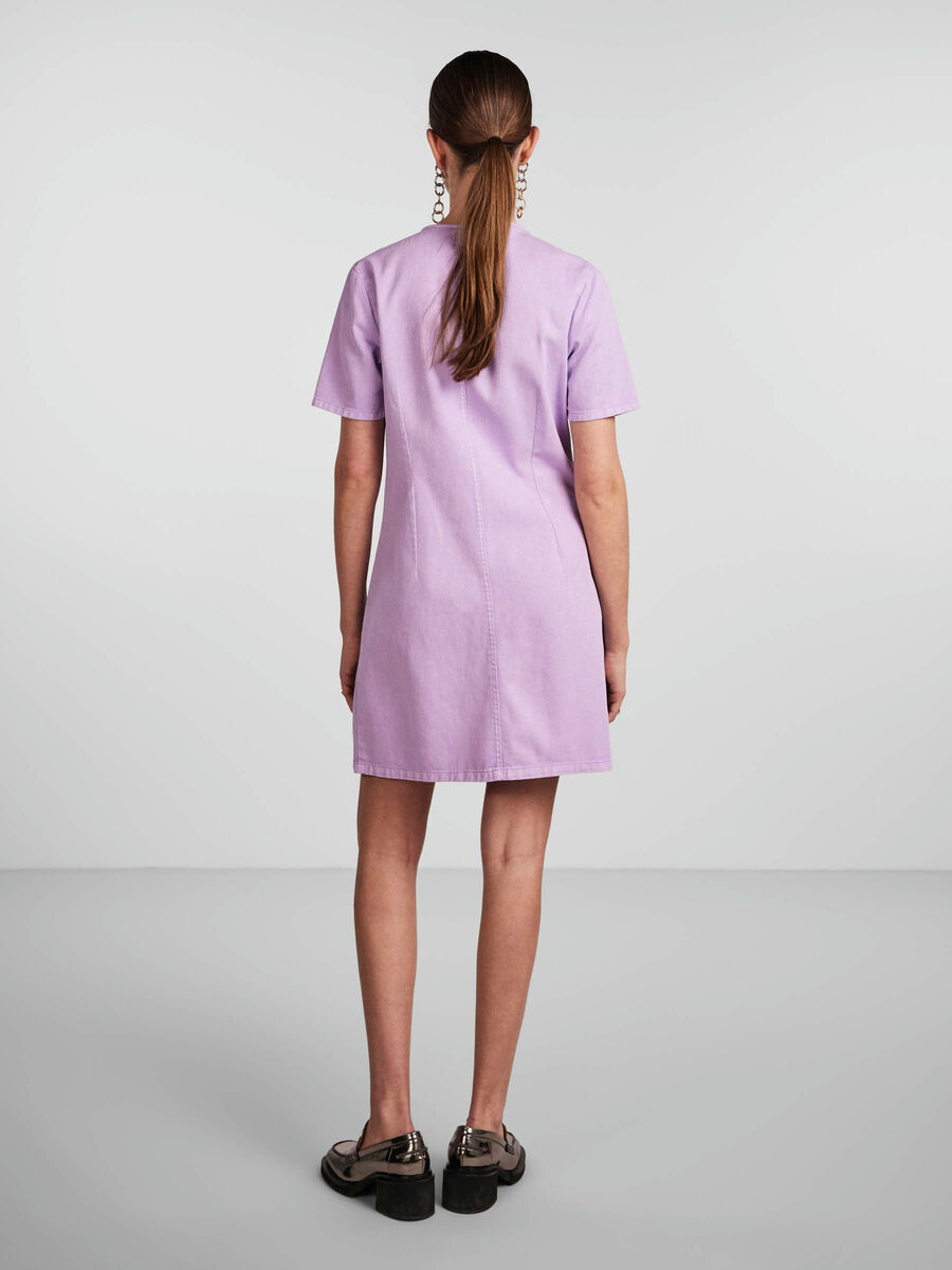 Pieces VESTITO DI JEANS, Purple Rose, highres - 17133341_PurpleRose_004.jpg