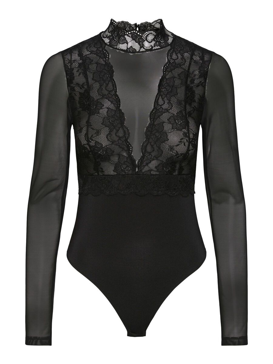 Pieces PCSICCA BODYSUIT, Black, highres - 17143705_Black_001.jpg