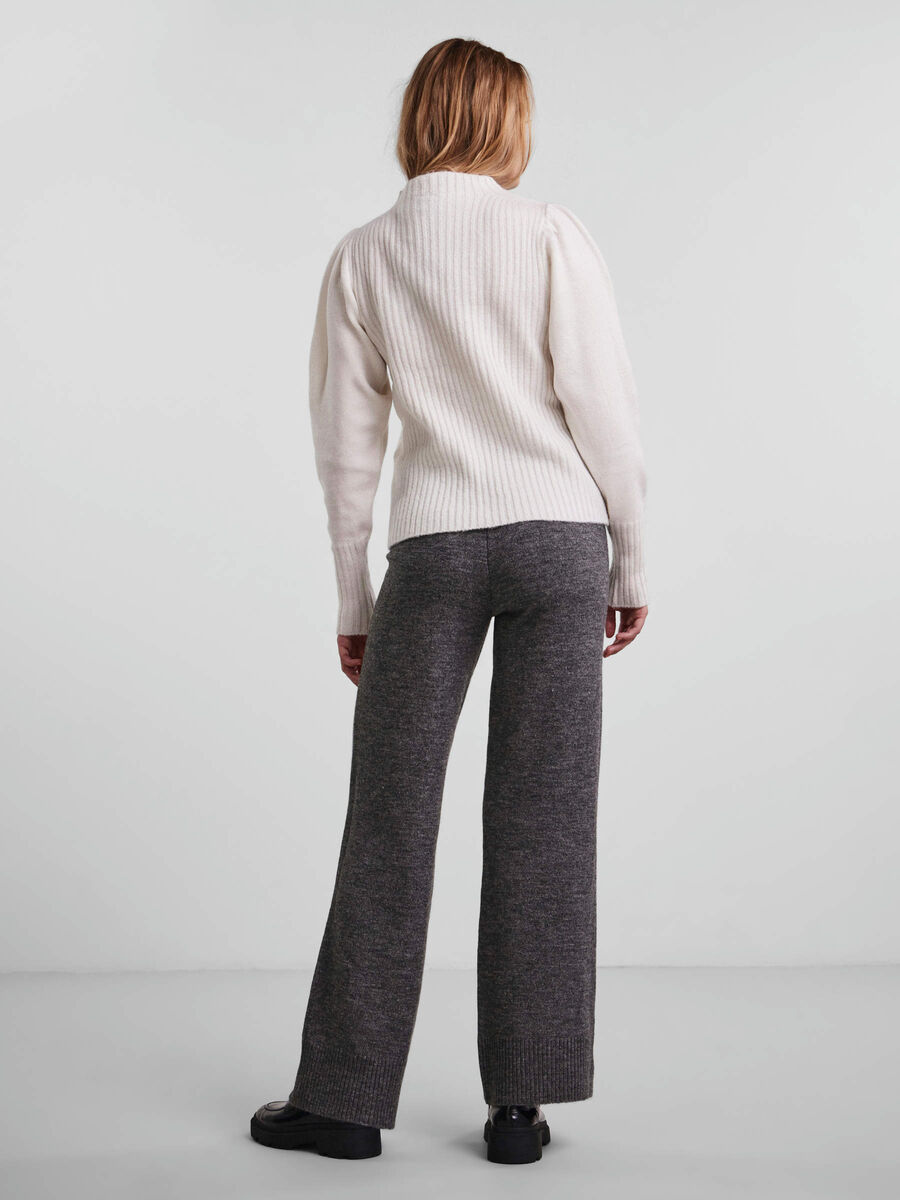 Pieces PCANA KNITTED PULLOVER, Cloud Dancer, highres - 17131495_CloudDancer_004.jpg