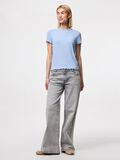 Pieces PCNICCA RIBBET T-SHIRT, Cashmere Blue, highres - 17120085_CashmereBlue_005.jpg
