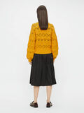 Pieces PCJOSSI KNITTED CARDIGAN, Dark Cheddar, highres - 17117021_DarkCheddar_004.jpg