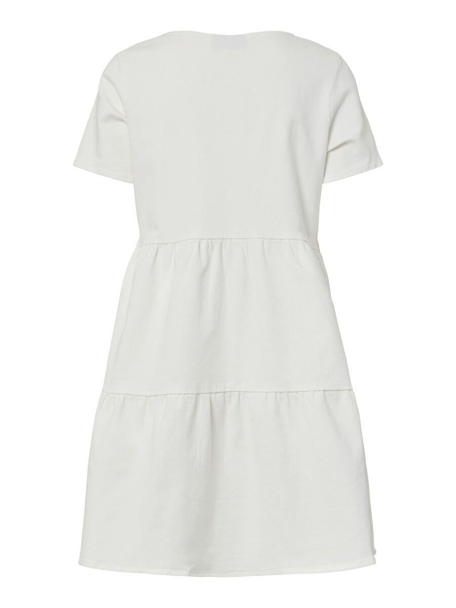 Pieces PCSALUME SHORT DRESS, Bright White, highres - 17158303_BrightWhite_002.jpg