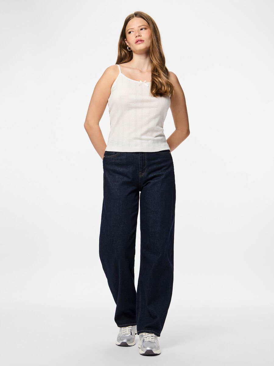 Carousel image - CAMISETA DE TIRANTES, Cloud Dancer | 3