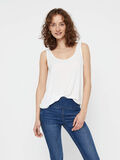 Pieces LOOSE FIT TOP SANS MANCHES, Bright White, highres - 17078843_BrightWhite_003.jpg