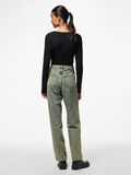 Pieces PCDRIA STRAIGHT FIT JEANS, Deep Lichen Green, highres - 17159633_DeepLichenGreen_1208473_004.jpg
