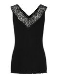 Pieces LACE TRIM TANK TOP, Black, highres - 17094482_Black_002.jpg