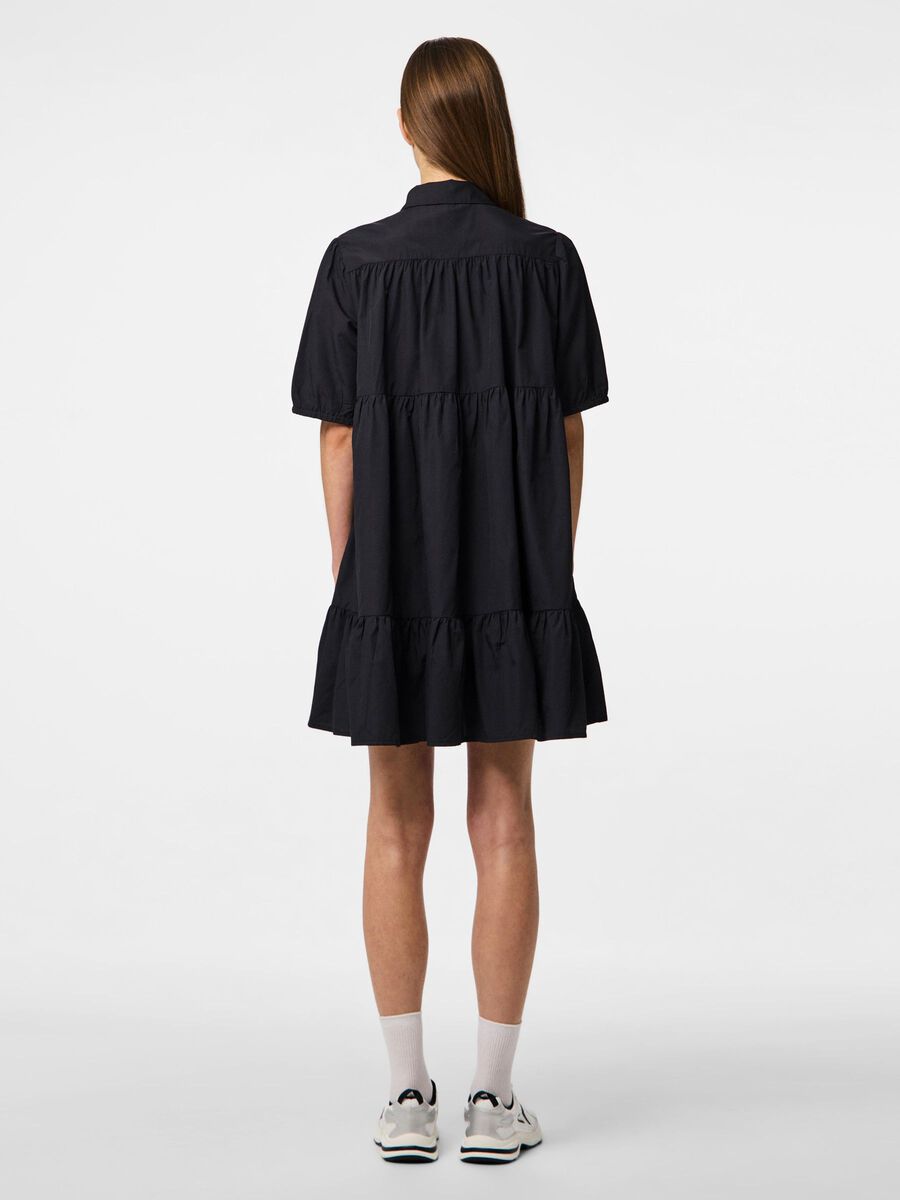 Pieces PCFRIDA SHORT DRESS, Black, highres - 17161874_Black_004.jpg