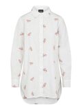 Pieces EMBROIDERED SHIRT, Bright White, highres - 17114136_BrightWhite_853429_001.jpg