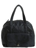 Pieces LEATHER SHOULDER BAG, Black, highres - 17083110_Black_001.jpg