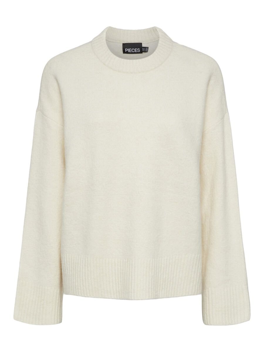 Pieces PCANA STRICKPULLOVER, Whitecap Gray, highres - 17154366_WhitecapGray_001.jpg