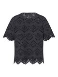 Product image thumbnail - PCVILDE SHIRT MET KORTE MOUWEN, Black | 2