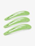 Pieces 3-PACK NEON HAIR CLIPS, Green Gecko, highres - 17102701_GreenGecko_001.jpg