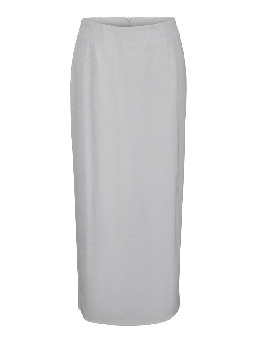 Pieces PCMILLE MIDI SKIRT, White Asparagus, highres - 17152550_WhiteAsparagus_001.jpg