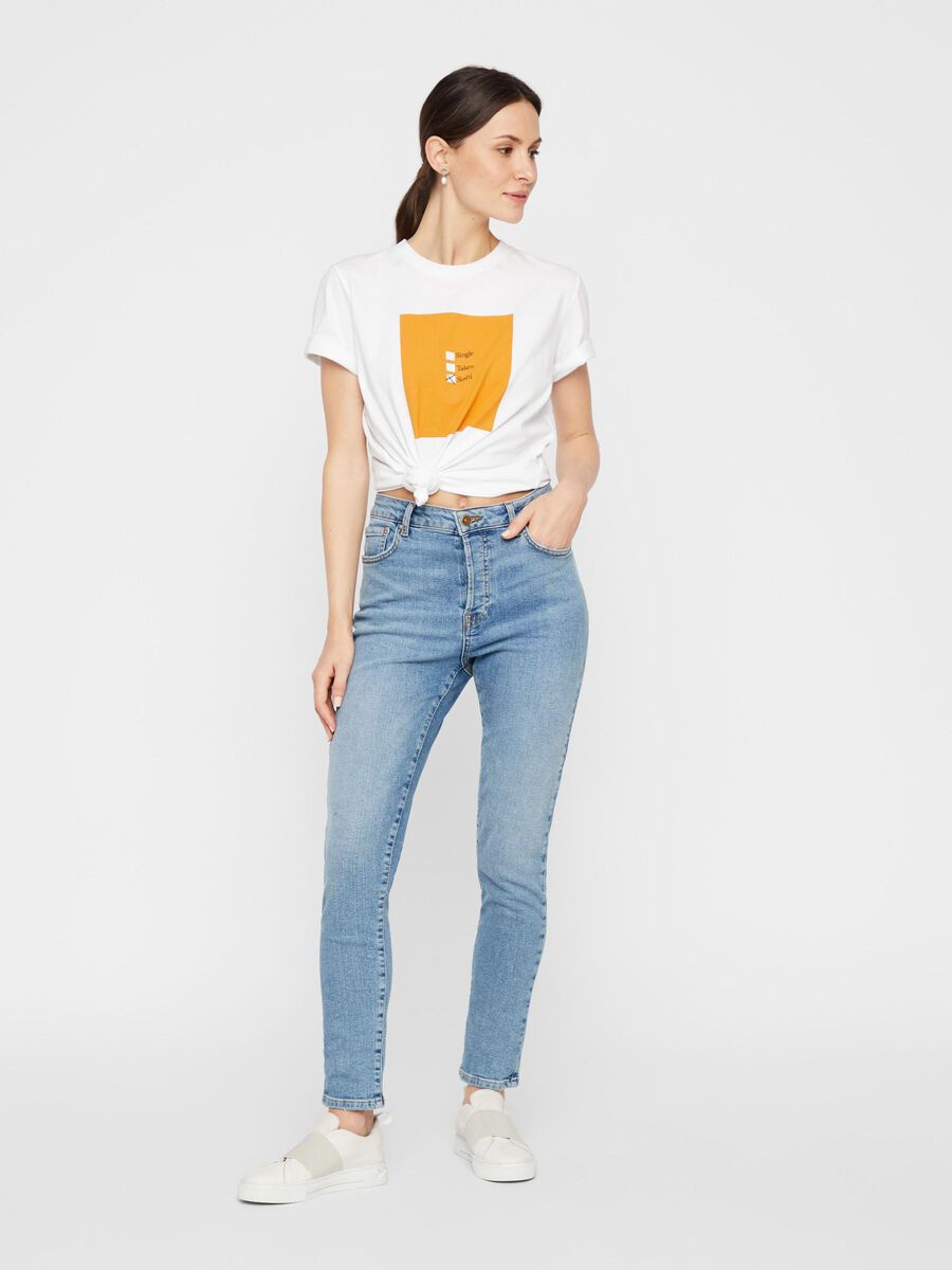 Pieces TAILLE HAUTE JEAN SLIM, Light Blue Denim, highres - 17102247_LightBlueDenim_005.jpg