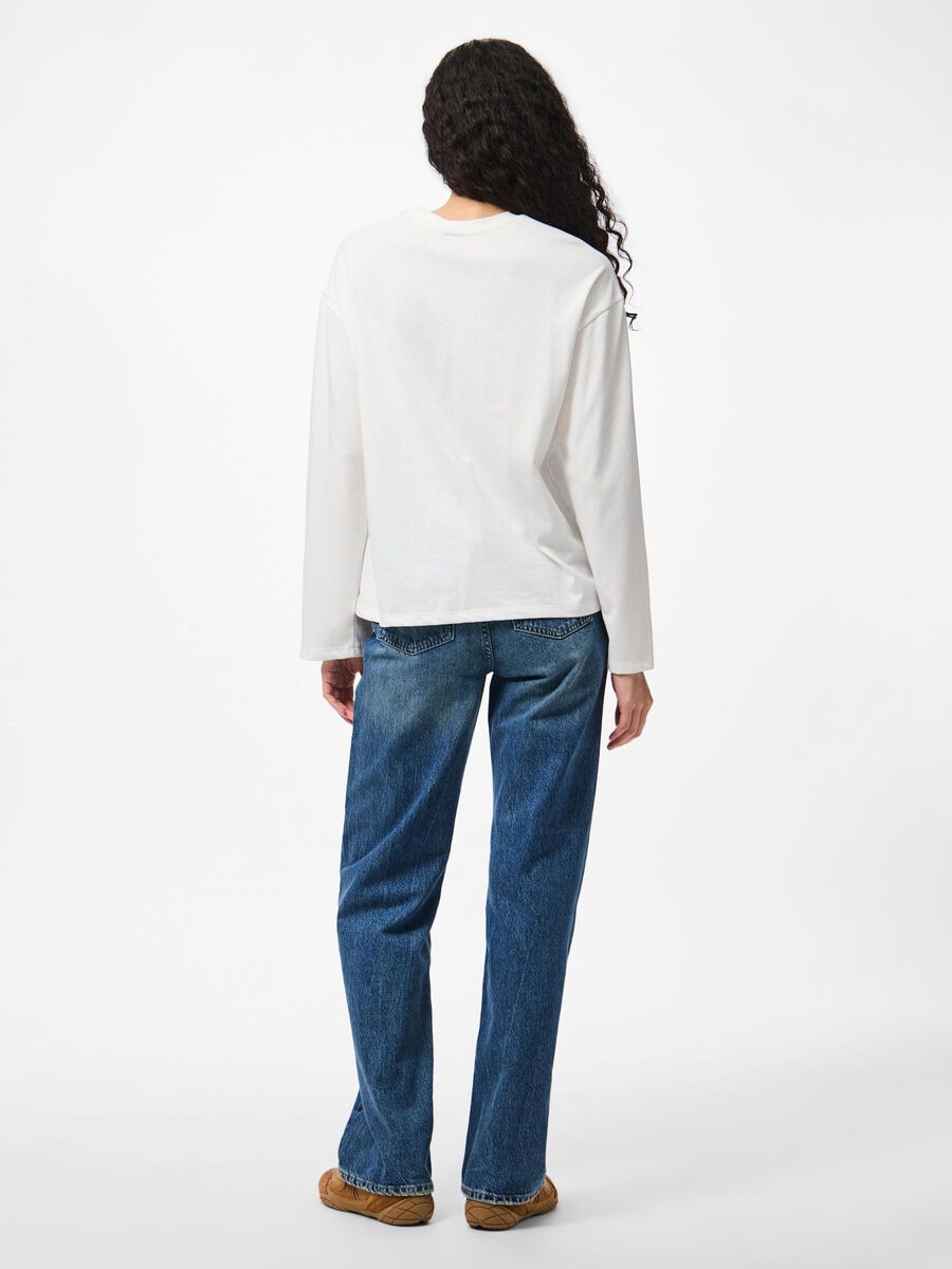Pieces PCSADIE LONG SLEEVED TOP, Cloud Dancer, highres - 17146655_CloudDancer_004.jpg