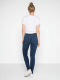 Pieces MID WAIST SKINNY FIT JEANS, Dark Blue Denim, highres - 17082998_DarkBlueDenim_004.jpg