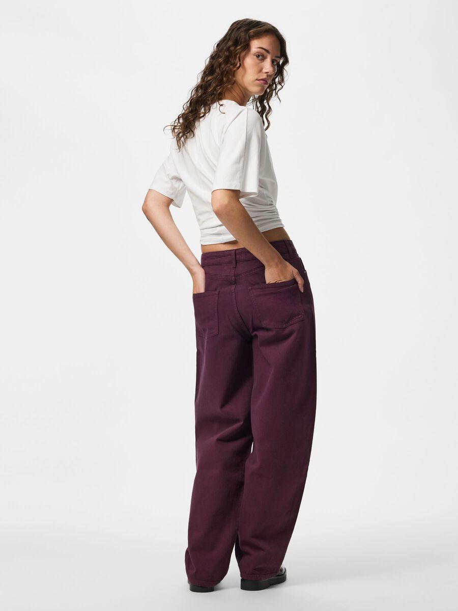 Carousel image 2 PCGRACE MW BARREL FIT JEANS, Winetasting