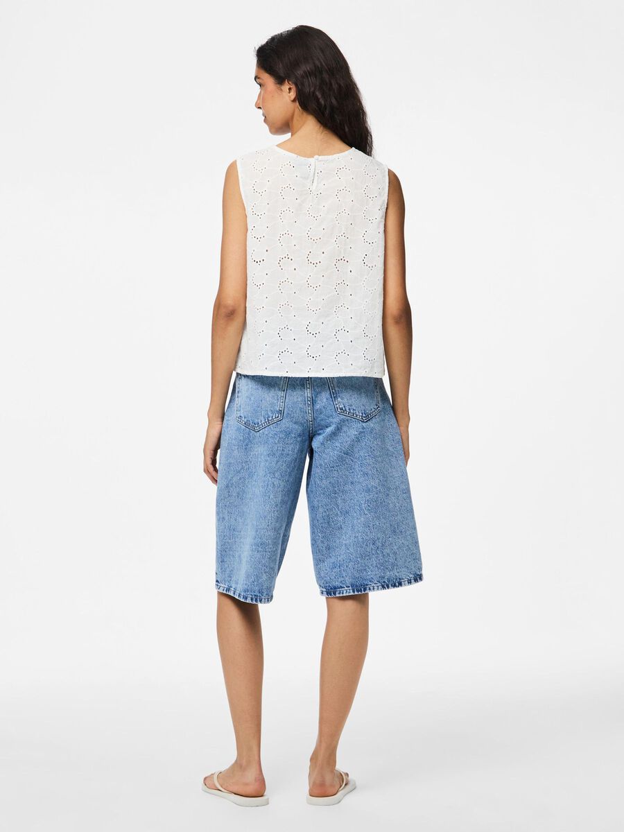 Pieces PCFIE MOUWLOZE TOP, Bright White, highres - 17164009_BrightWhite_004.jpg