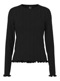 Pieces PCMARIE POINTELLE  LONG SLEEVED TOP, Black, highres - 17152052_Black_001.jpg