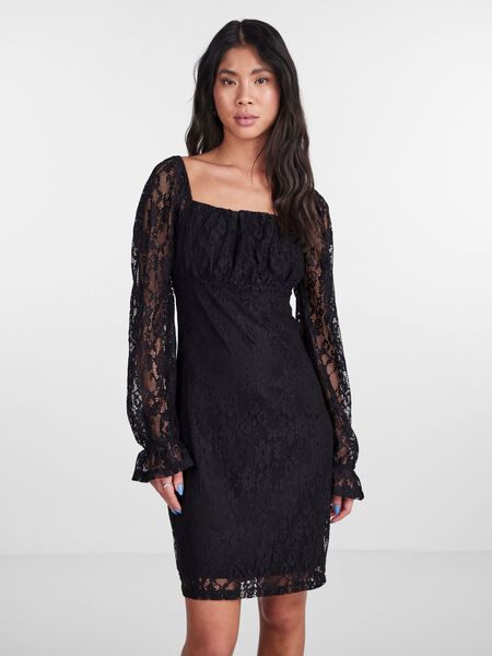 Pieces PCSALIRA SPITZE SPITZENKLEID, Black, highres - 17143428_Black_003.jpg