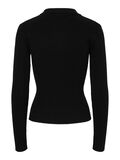 Product image thumbnail - PCMIRA KNITTED POLO SHIRT, Black | 6