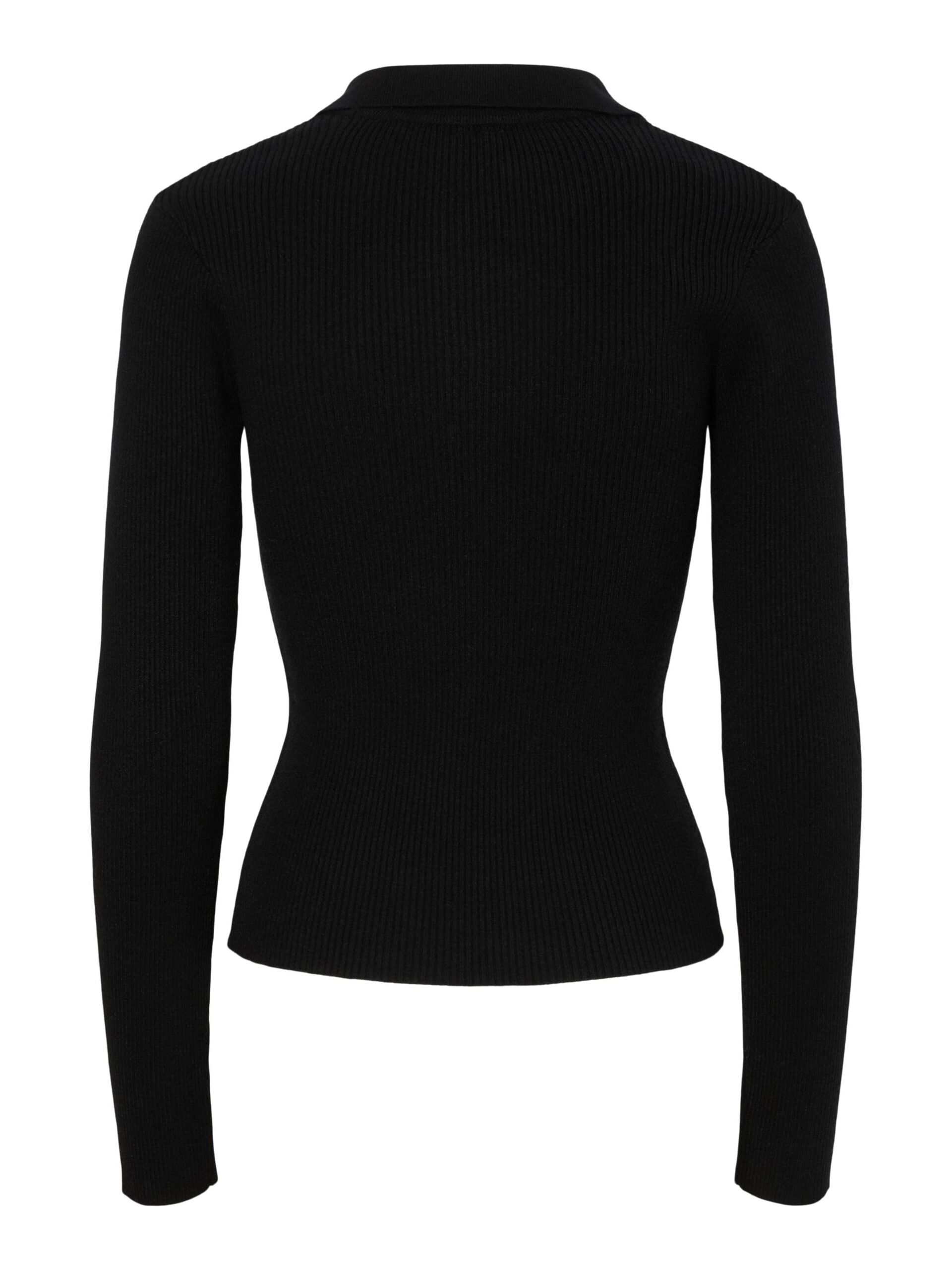 Carousel image - PCMIRA KNITTED POLO SHIRT, Black | 6