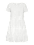 Pieces EMBROIDERED COTTON MINI DRESS, Bright White, highres - 17101078_BrightWhite_001.jpg