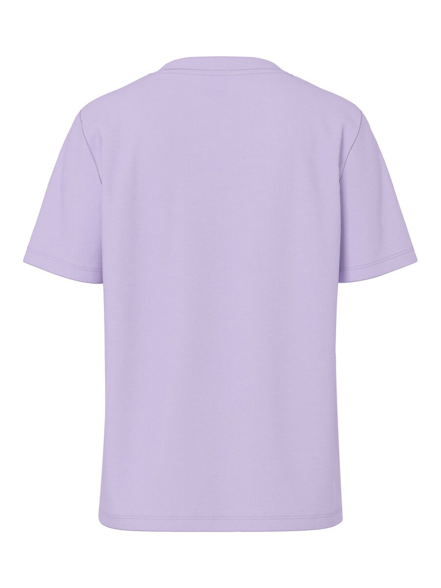 Carousel image - PCRIA COTTON T-SHIRT, Pastel Lilac | 6