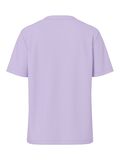 Product image thumbnail - PCRIA COTTON T-SHIRT, Pastel Lilac | 6