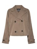 Pieces PCSCARLETT SHORT TRENCHCOAT, Brown Lentil, highres - 17154509_BrownLentil_001.jpg