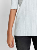 Pieces PLEATED 2/4 SLEEVED BLOUSE, White Melange, highres - 17091654_WhiteMelange_008.jpg