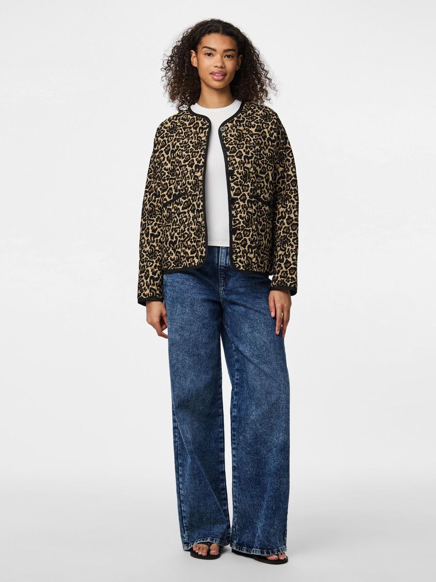 Carousel image - PCMALINA QUILTED JACKET, Silver Mink | 3