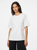 Pieces PCSKYLAR SPLIT T-SHIRT, Bright White, highres - 17159296_BrightWhite_003.jpg