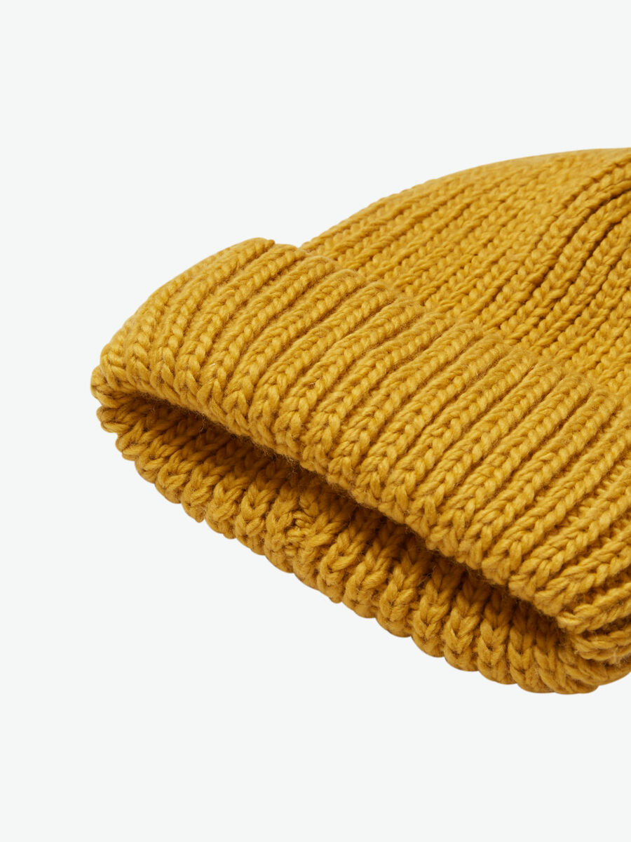Pieces KNITTED BEANIE, Nugget Gold, highres - 17090728_NuggetGold_004.jpg